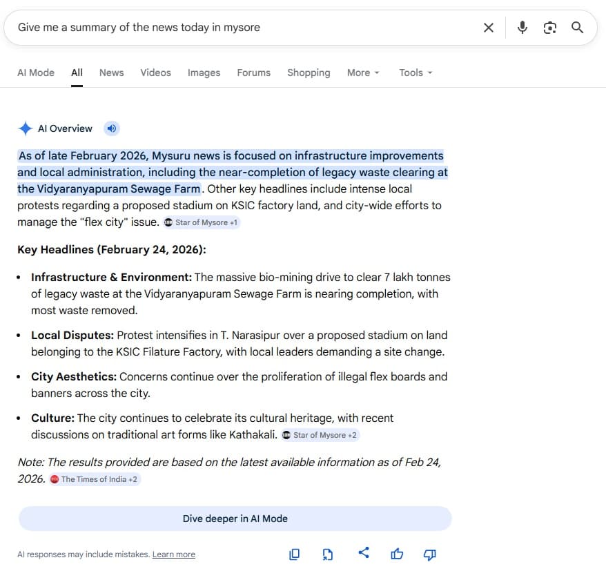 The changing face of Google Search and news