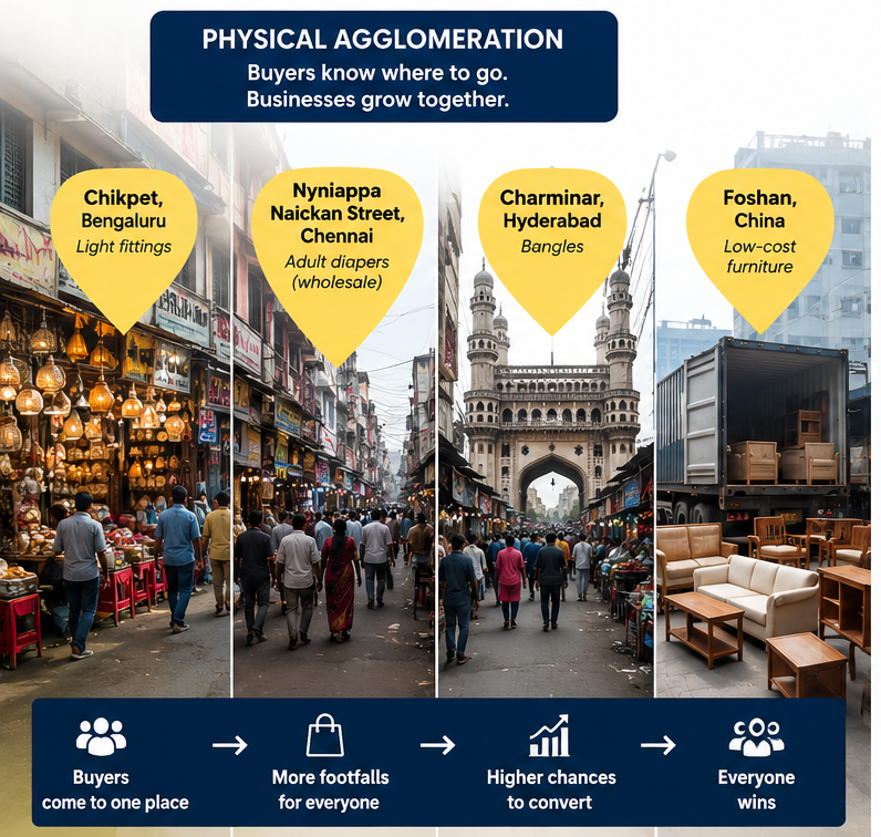 Taking a leaf out of agglomeration economies