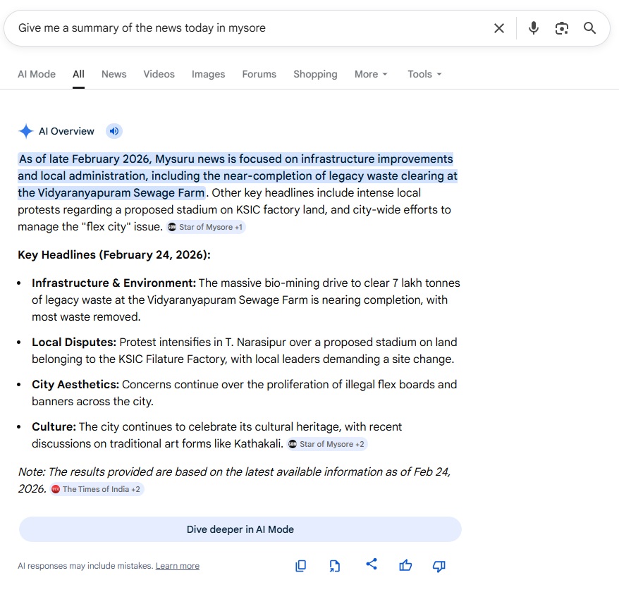 The changing face of Google Search and news
